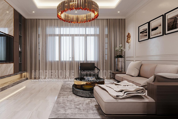  Thiết kế nội thất nhà phố Âu Cơ phong cách hiện đại