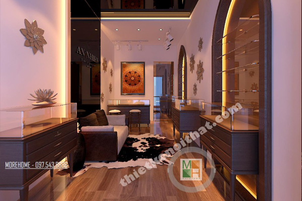 Thiết kế nội thất showroom đá phong thủy An Thiên đẹp