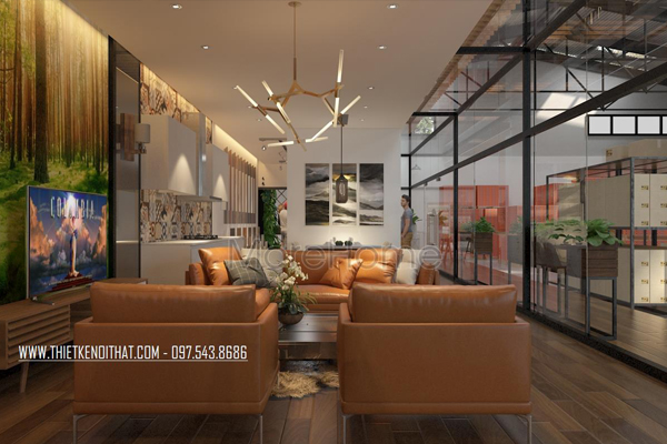  Thiết kế nội thất showroom nội thất JANHOME hiện đại