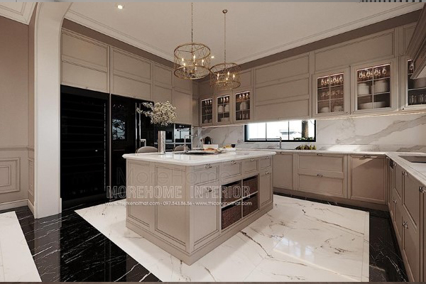  Tủ bếp biệt thự Vinhomes Imperia Hải Phòng cao cấp