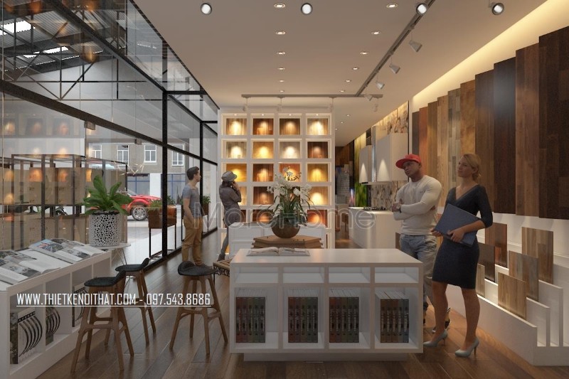 Thiết kế showroom nội thất Janhome